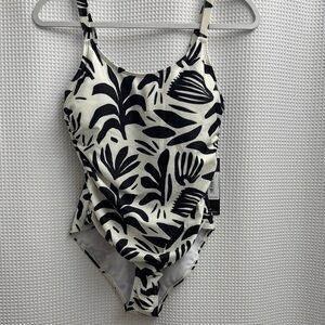 Black and White Swimsuit